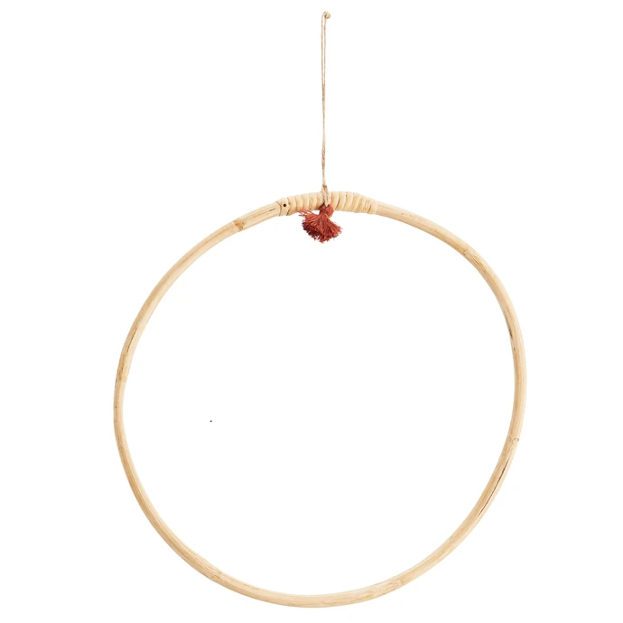 MADAM STOLTZ / Závěsný bambusový kruh Bamboo 30 cm