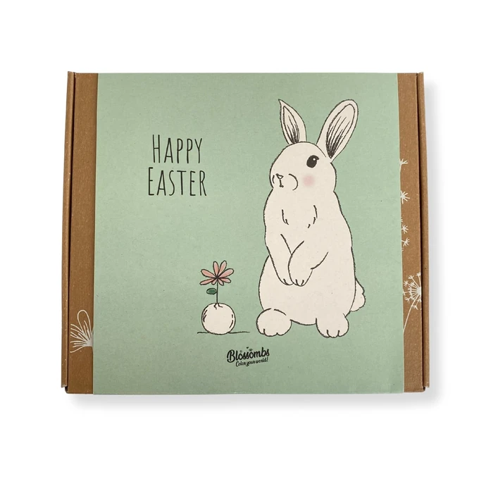 Blossombs / Darčeková sada semienok divokých kvetov Easter Rabbit Medium – 9 ks