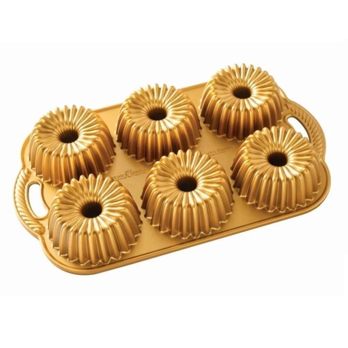 Nordic Ware / Hliníková forma na 6 mini báboviek Brilliance 1,18 l
