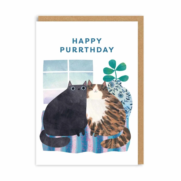 Ohh Deer / Přání k narozeninám Happy Purrthday