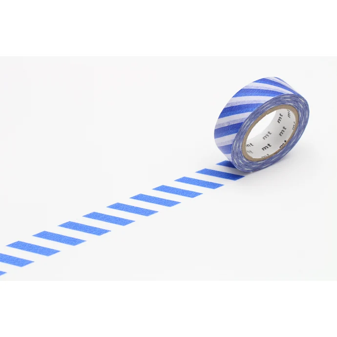 mt / Japonská papierová páska Stripe Blue