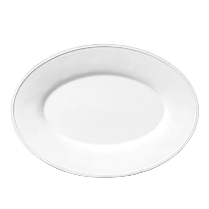 CÔTÉ TABLE / Oválny tanier Constance white 35 cm