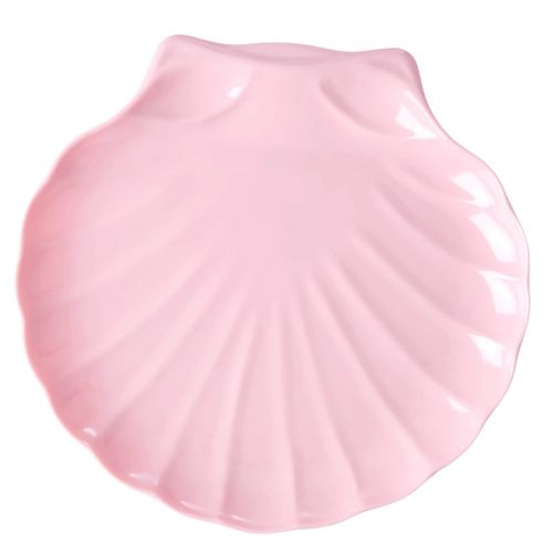 rice / Melaminový talíř Sea Shell Soft Pink 22,5 cm