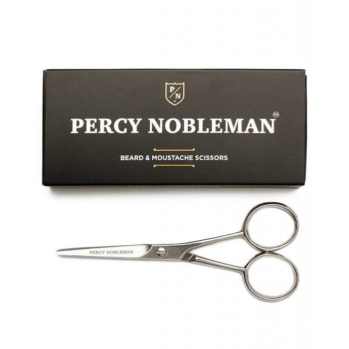 Percy Nobleman / Nožnice na fúzy a bradu Steel