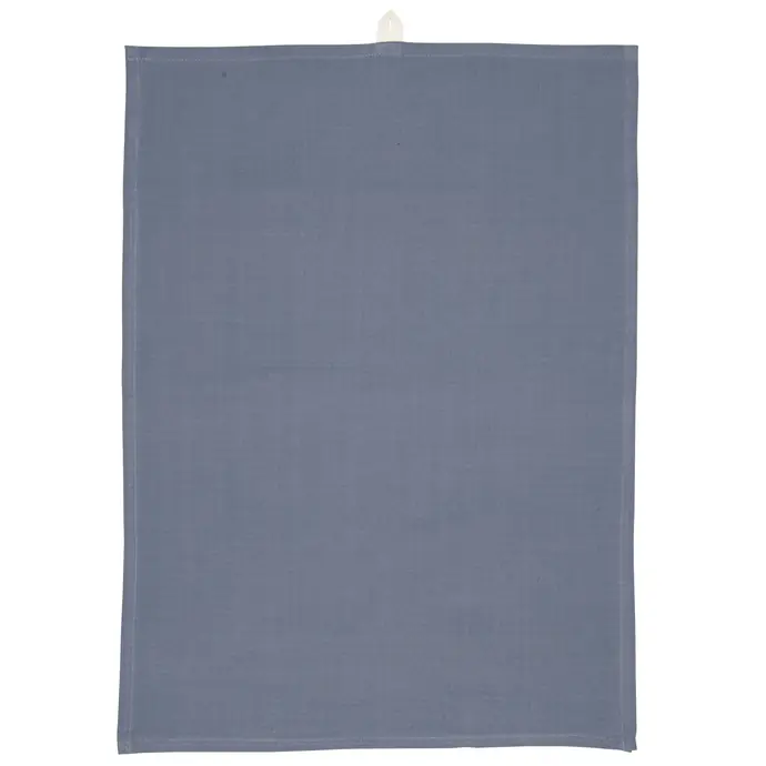 IB LAURSEN / Bavlněná utěrka Sofus Plain Blue 50 x 70 cm