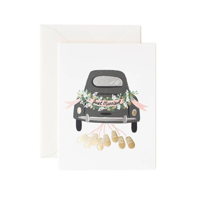 Rifle Paper Co. / Svadobné prianie s obálkou Just Married