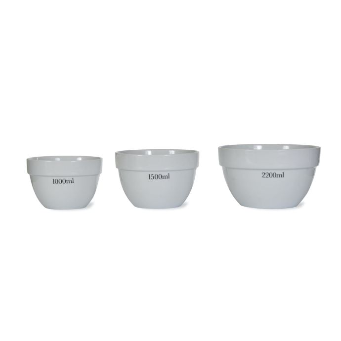 Garden Trading / Porcelánová mísa s odměrkou Rialto - set 3 ks