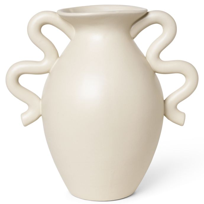 ferm LIVING / Keramická váza Verso Cream