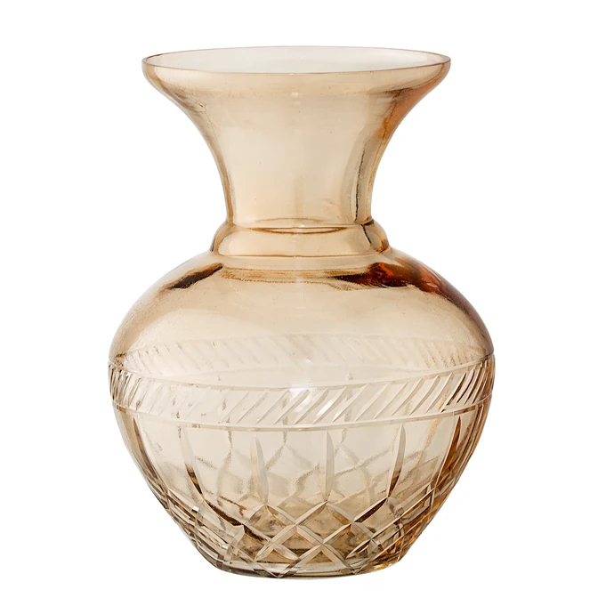 Bloomingville / Skleněná váza Light Brown Glass