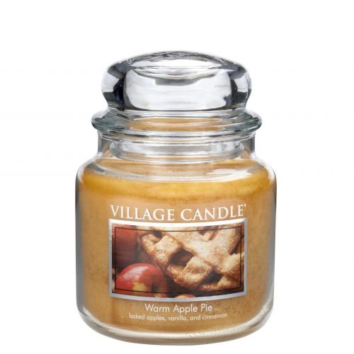 VILLAGE CANDLE / Svíčka ve skle Warm Apple Pie 397g