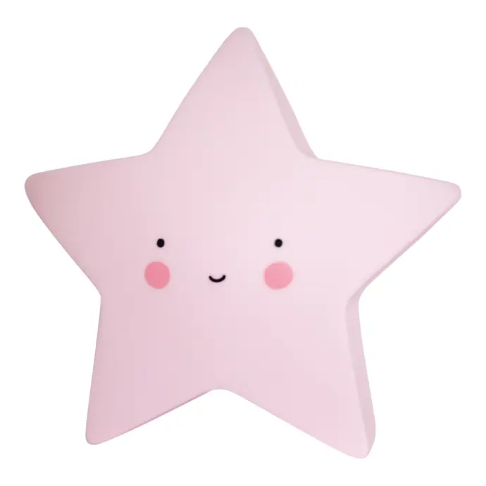 A Little Lovely Company / Nočná LED lampička Pink star