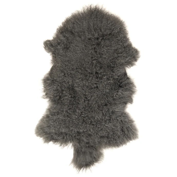 Ib Laursen / Tibetská jahňačia kožušina Grey Smoke Fur