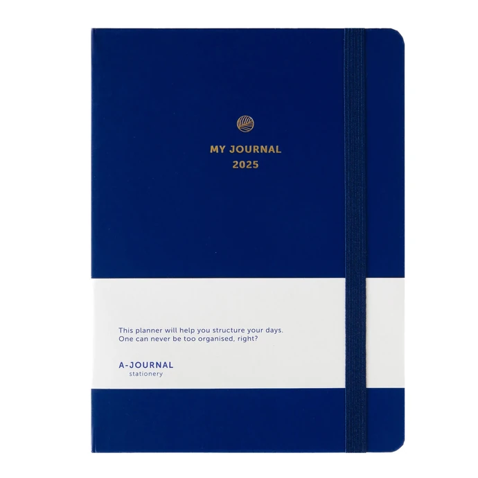 A-JOURNAL / Týždenný plánovací diár 2025 Dark Blue A5