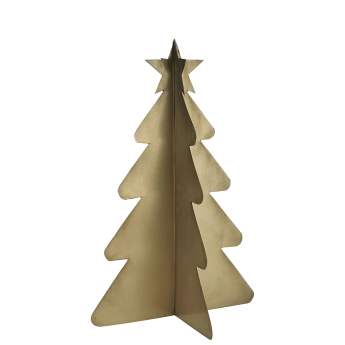 Ib Laursen / Dekoratívny kovový stromček Brass 21 cm