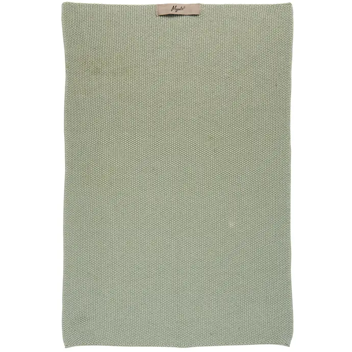 Ib Laursen / Pletená utěrka Mynte Mist Green