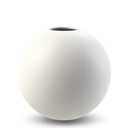 COOEE Design / Kulatá váza Ball White 10 cm