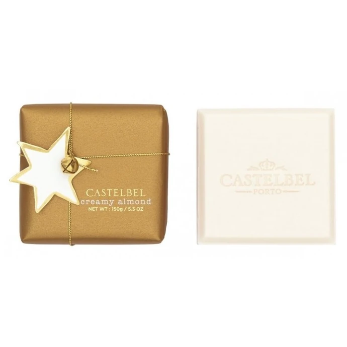 CASTELBEL / Vianočné mydlo s rolničkou Creamy Almond - 150 g