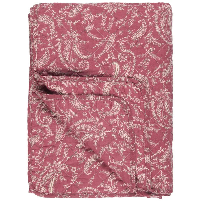 IB LAURSEN / Prošívaný přehoz Pink Paisley 130x180