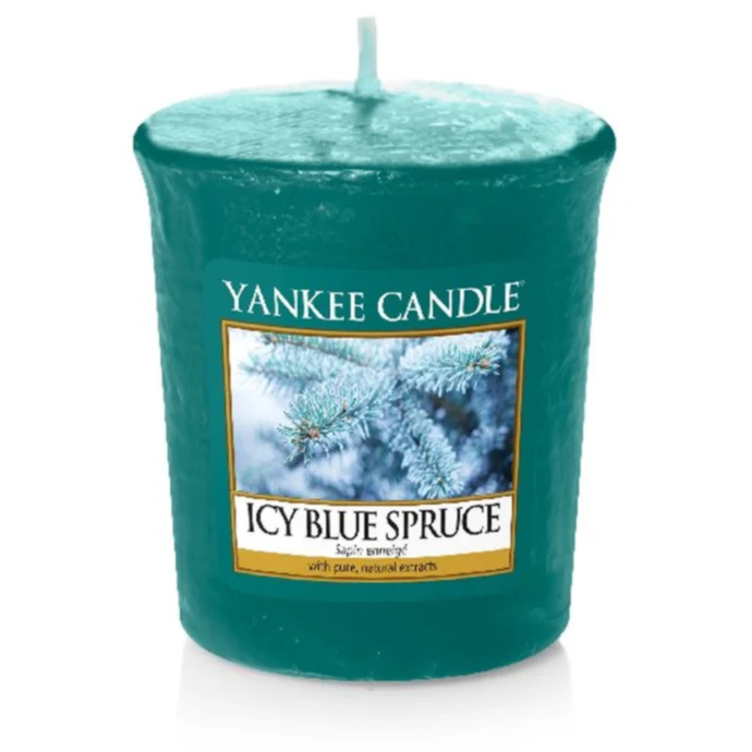 Yankee Candle / Votívna sviečka Yankee Candle - Icy Blue Spruce