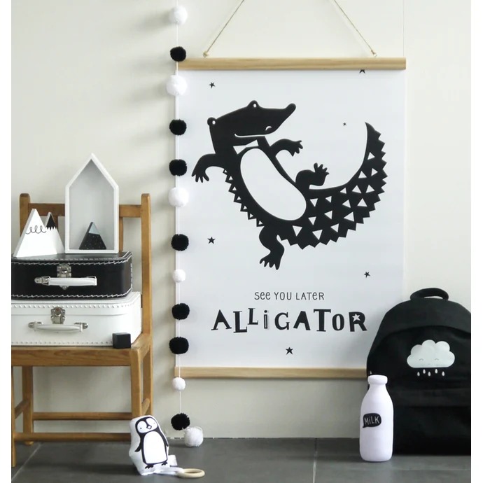 A Little Lovely Company / Detský plagát Alligator 50x70 cm