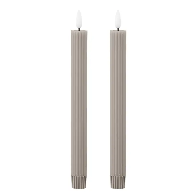 Bloomingville / LED svíčka Ponza Nature – set 2 ks