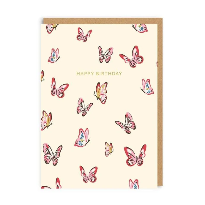 Ohh Deer / Narozeninové přání Butterflies