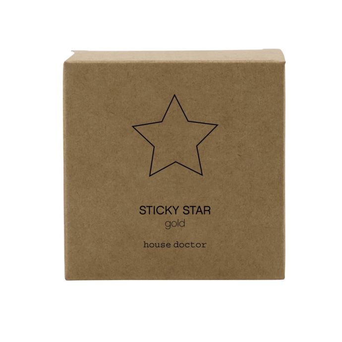 House Doctor / Vianočné samolepky na darčeky Star - set 50 ks