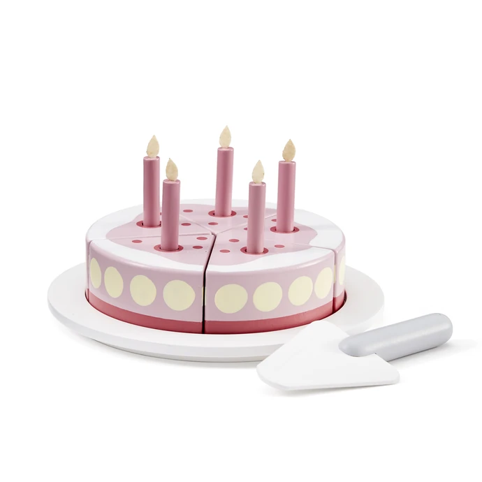 Kids Concept / Drevená torta na hranie Pink