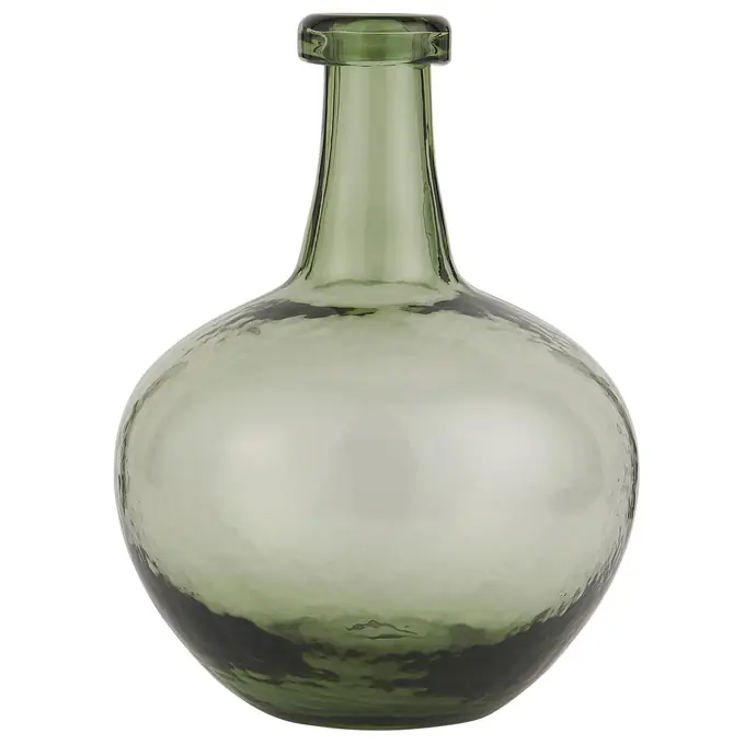 IB LAURSEN / Skleněná váza Balloon Green 24 cm