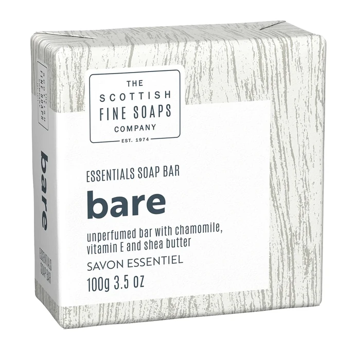 SCOTTISH FINE SOAPS / Neparfemované tuhé mýdlo Bare 100 g