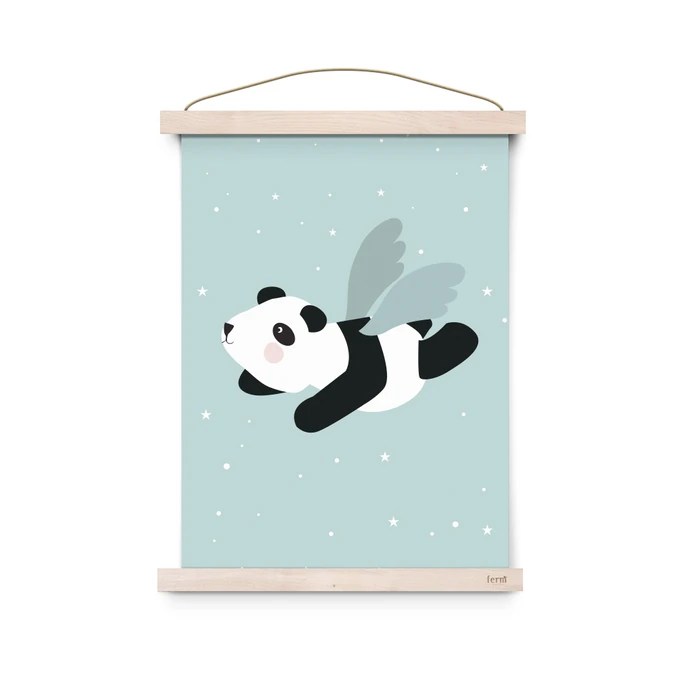 EEF lillemor / Plakát do dětského pokojíčku Flying Panda A3