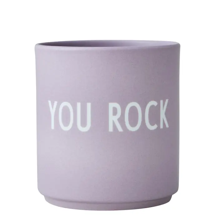DESIGN LETTERS / Porcelánový hrneček You Rock Lavender 300 ml