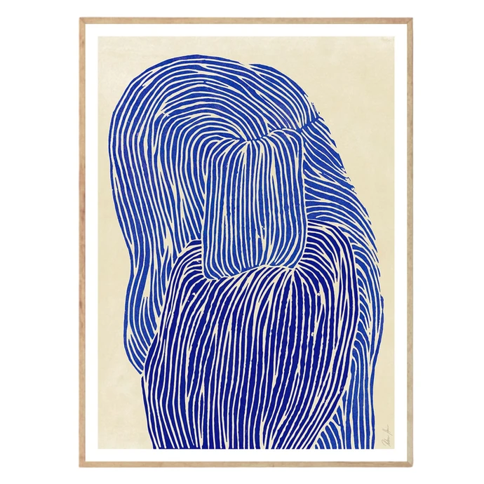 THE POSTER CLUB / Autorský plagát Deep Blue by Rebecca Hein 30 x 40 cm