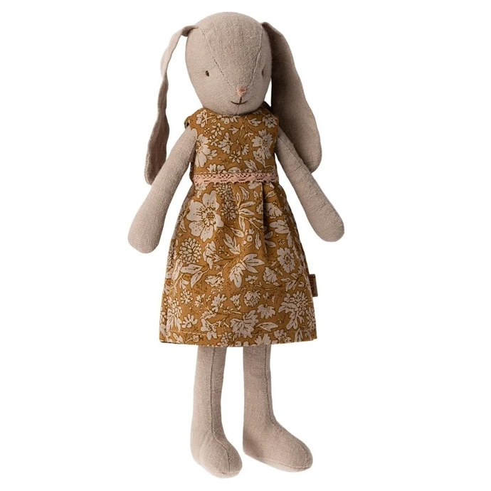 Maileg / Zajačica Classic Flower Dress - size 2