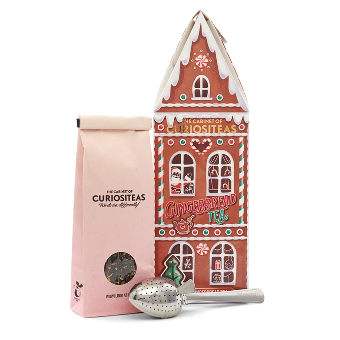 The Cabinet of CURIOSITEAS / Vianočný čierny čaj Gingerbread House 70 g + sitko