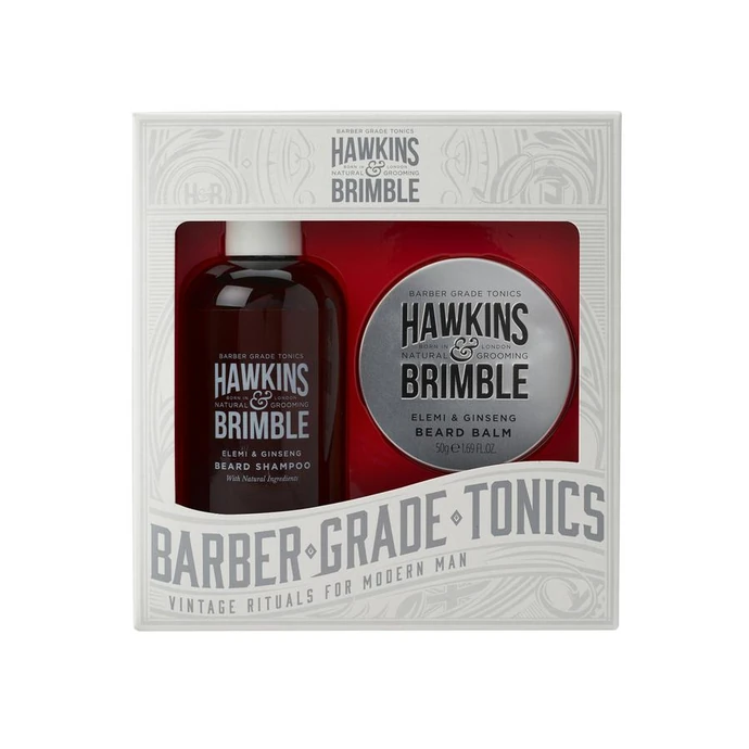 Hawkins & Brimble / Sada pánské péče o vousy Beard Gift Set