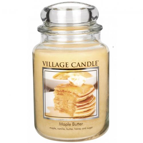 VILLAGE CANDLE / Svíčka ve skle Maple Butter 602g
