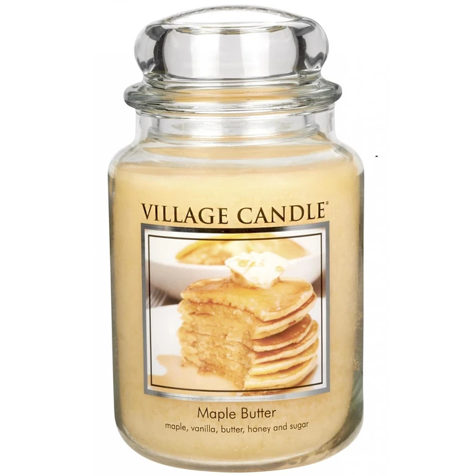 VILLAGE CANDLE / Svíčka ve skle Maple Butter 602g
