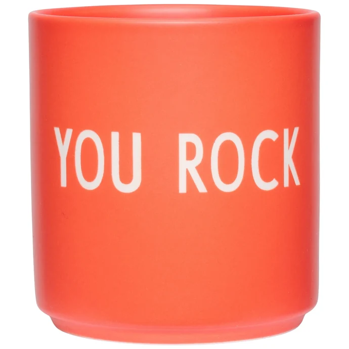 DESIGN LETTERS / Porcelánový hrnček Orange You Rock 300 ml