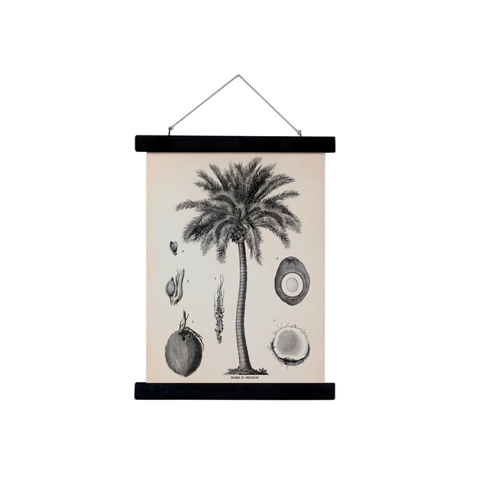 HK living / Plátený obraz s rámom Palm Tree M