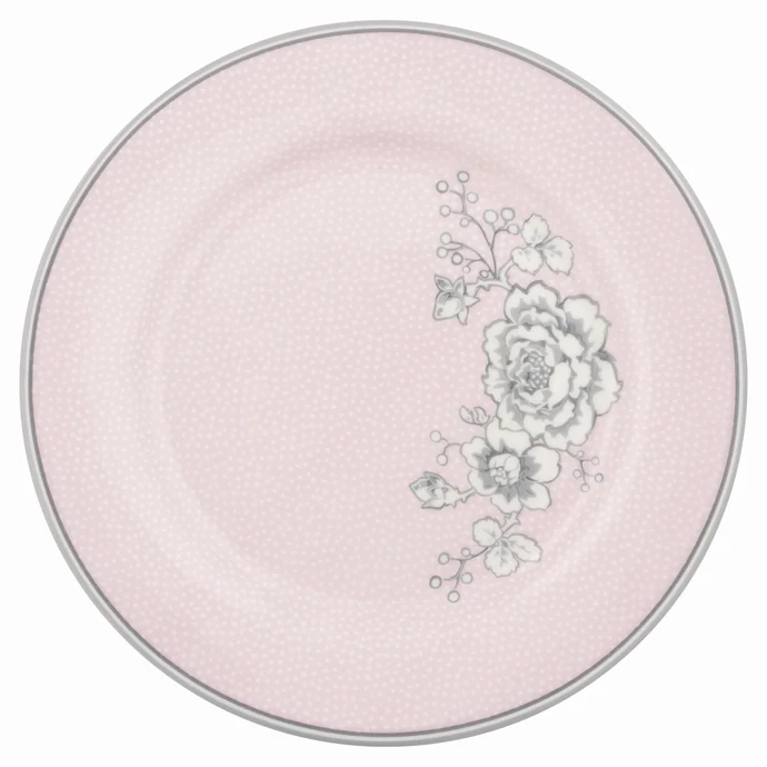 GREEN GATE / Dezertní talíř Ella pale pink 20,5 cm
