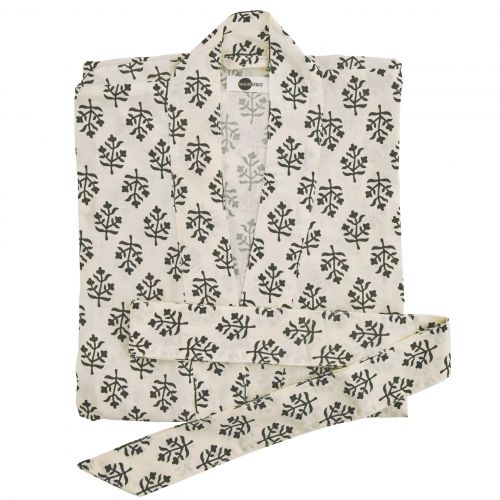 MADAM STOLTZ / Bavlnené kimono Off White