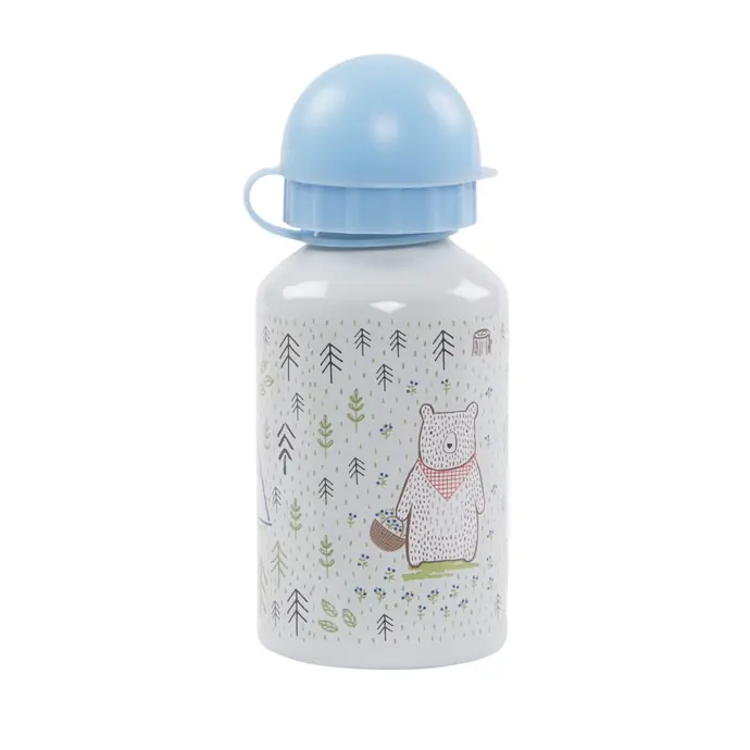 sass & belle / Detská kovová fľaša Bear Camp 300 ml