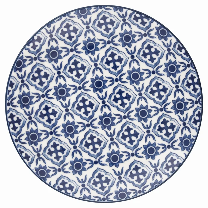 GREEN GATE / Porcelánový talíř Hope blue 20,5 cm