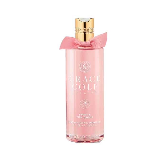 Grace Cole / Kúpeľový a sprchovací gél Peony & Pink Orchid 300ml