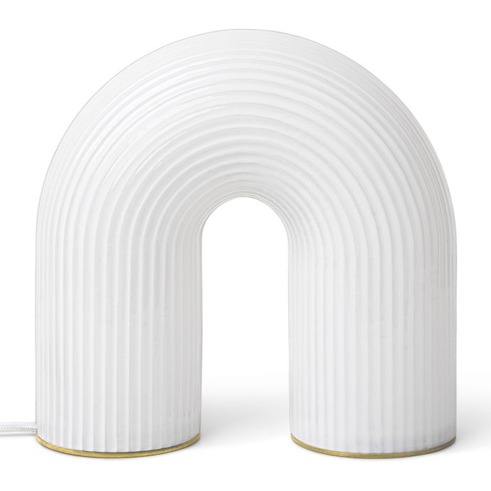 ferm LIVING / Stolná lampa Vuelta White