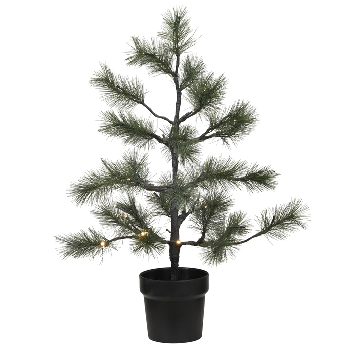 House Doctor / Umelý vianočný stromček s LED drôtikom 75 cm