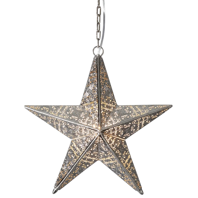 STAR TRADING / Závesná svietiaca hviezda Agadir Star