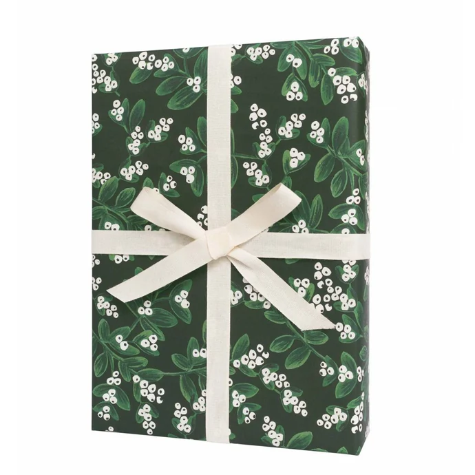 Rifle Paper Co. / Vianočný baliaci papier Mistletoe Green 1 arch