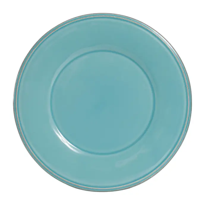 CÔTÉ TABLE / Dezertní talíř Constance Turquoise 23,5 cm